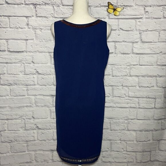 VERTY Beaded Sequins Over The Knee Dress Size Medium - Picture 5 of 9